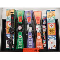 5 Collectible McDonald's Olympic watches