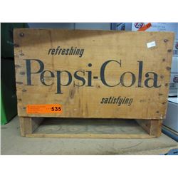 Vintage wood Pepsi-Cola crate