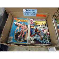 80 Comic books - most in wrappers