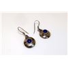 Image 1 : Vintage Sterling Lapis Earrings