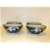 Image 1 : Vintage Chinese Blue Bowls. Set of 4