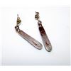 Image 2 : Old Pawn Zuni Sterling Inlay Earrings