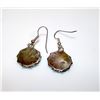 Image 2 : Old Pawn Zuni Sterling Turquoise Cluster Earrings