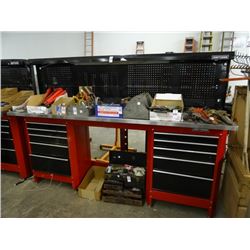 Craftsman 8' S/S Top 10-Drawer Workbench w/Overshelf