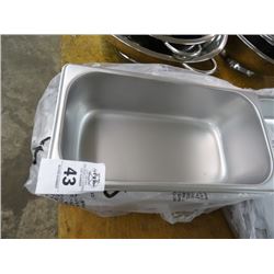 6 - 1/3 Size by 4" Insert Pans - 6 Times the Money