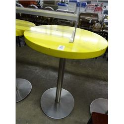 10 Yellow Bar Top Tables - 10 Times the Money