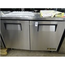 True #TUC-48 Refrigerated 2-Door Work Top - Slightly Bent Hinge Door