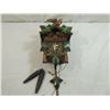 Image 1 : COLORED VINTAGE GERMAN CUCKOO CLOCK