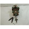 Image 3 : COLORED VINTAGE GERMAN CUCKOO CLOCK