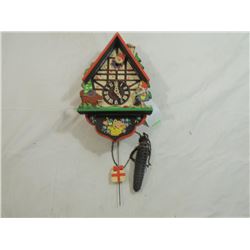 VINTAGE GERMAN GNOME CUCKOO CLOCK