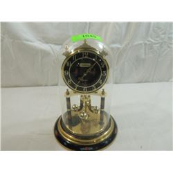 WALTHAM QUARTZ BLACK FLORAL ANNIVERSARY CLOCK