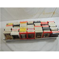 LOT 60 ASSORTED 8-TRACK TAPES