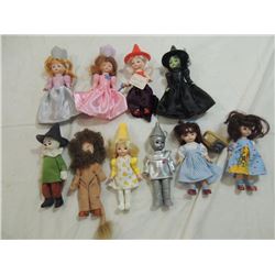 LOT 10 MINI MADAME ALEXANDER MCDONALDS OZ DOLLS