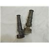 Image 1 : LOT 2 VINTAGE BRASS HOSE NOZZLES