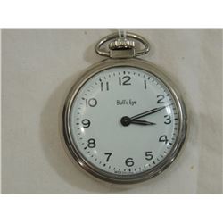 ANTIQUE VINTAGE BULLS EYE POCKET WATCH