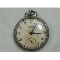 ANTIQUE VINTAGE WESTCLOX POCKET BEN POCKET WATCH