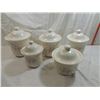 Image 1 : LOT 5 PFALTZGRAFF TEA ROSE CANISTER SET