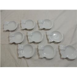 LOT 9 CAT TEA BAG HOLDERS