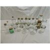 Image 2 : LOT 23 SMALL ASSORTED GLASS CANISTERS & JARS