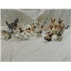 Image 1 : BOX LOT ASSORTED CERAMIC CAT FIGURES