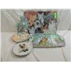 Image 1 : LOT 5 MISC KITTEN SERVING TRAY, CUTTING BOARD, PLA