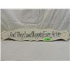 Image 1 : WOODEN "AND THEY LIVED HAPPILY EVER AFTER" SIGN
