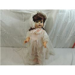 VINTAGE HARD PLASTIC DOLL