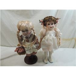 LOT 2 COLLECTIBLE DOLLS