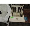 Image 3 : ANTIQUE CHILDRENS CHAIR WITH TRAY