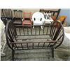 Image 1 : VINTAGE WOODEN BABY CRADLE