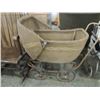 Image 2 : VINTAGE ANTIQUE WICKER BABY CARRIAGE