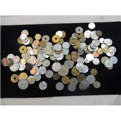 BAG FULL FOREIGN COINS