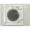 Image 1 : 1851 LARGE CENT COIN