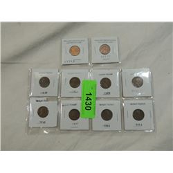 LOT 10 WHEAT PENNIES