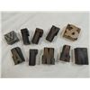 Image 2 : LOT 10 ANTIQUE PRINTING PRESS LETTERS