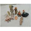 Image 1 : LOT 9 ANTIQUE & VINTAGE SMALL DOLLS