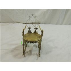 DECORATIVE FOLK ART JUNK ART CHAIR