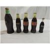 Image 2 : LOT 5 MINI COCA COLA PLASTIC BOTTLES