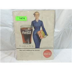 1954 COCA COLA ADVERTISEMENT PAGE