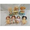 Image 1 : LOT 7 VINTAGE SMALL BABY DOLLS