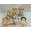 Image 2 : LOT 7 VINTAGE SMALL BABY DOLLS