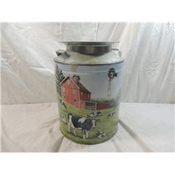 DECORATIVE MILK CAN TIN