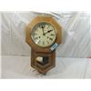 Image 1 : ANTIQUE HEIMER WIND UP WALL CLOCK