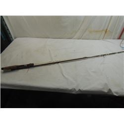 LOT 2 VINTAGE FISHING POLE & SALTWATER POLE