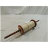 Image 2 : VINTAGE ORIGINAL PAPER KITE WOOD SPOOL WHEEL