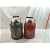 Image 1 : LOT 2 VINTAGE GASOLINE CANS