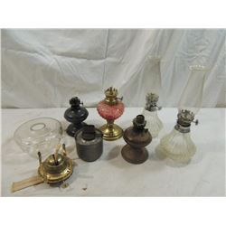 LOT 8 ASSORTED MINI OIL LAMPS