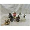 Image 1 : LOT 8 ASSORTED MINI OIL LAMPS