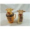 Image 2 : VINTAGE 1970s PLASTIC COW CREAMERS