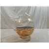 Image 2 : VINTAGE GLASS PITCHER GOLD TRIM